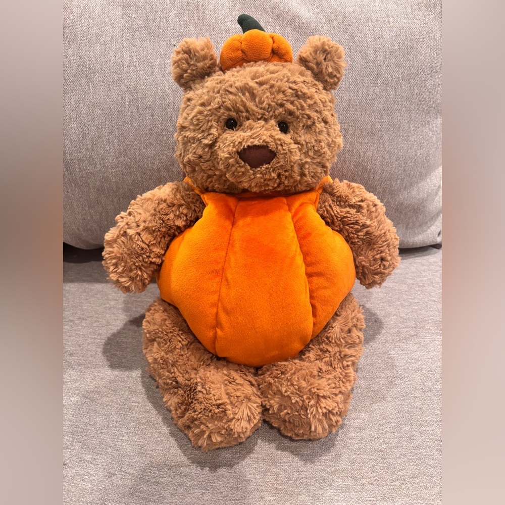 Jellycat Pumpkin Bartholomew Bear - VHTF Retired Fast Shipping!